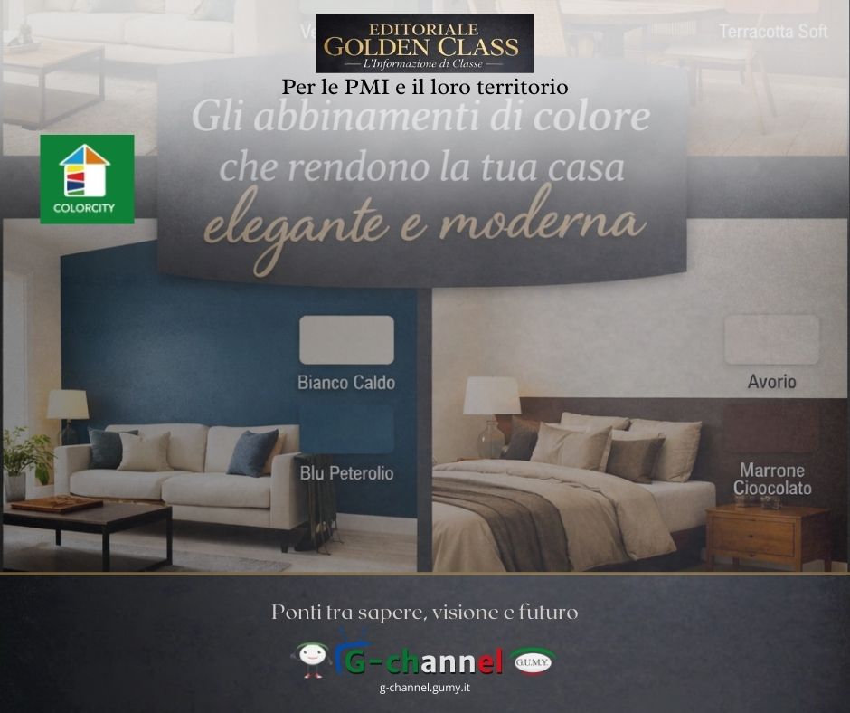 Gli abbinamenti di colore che rendono la tua casa elegante e moderna